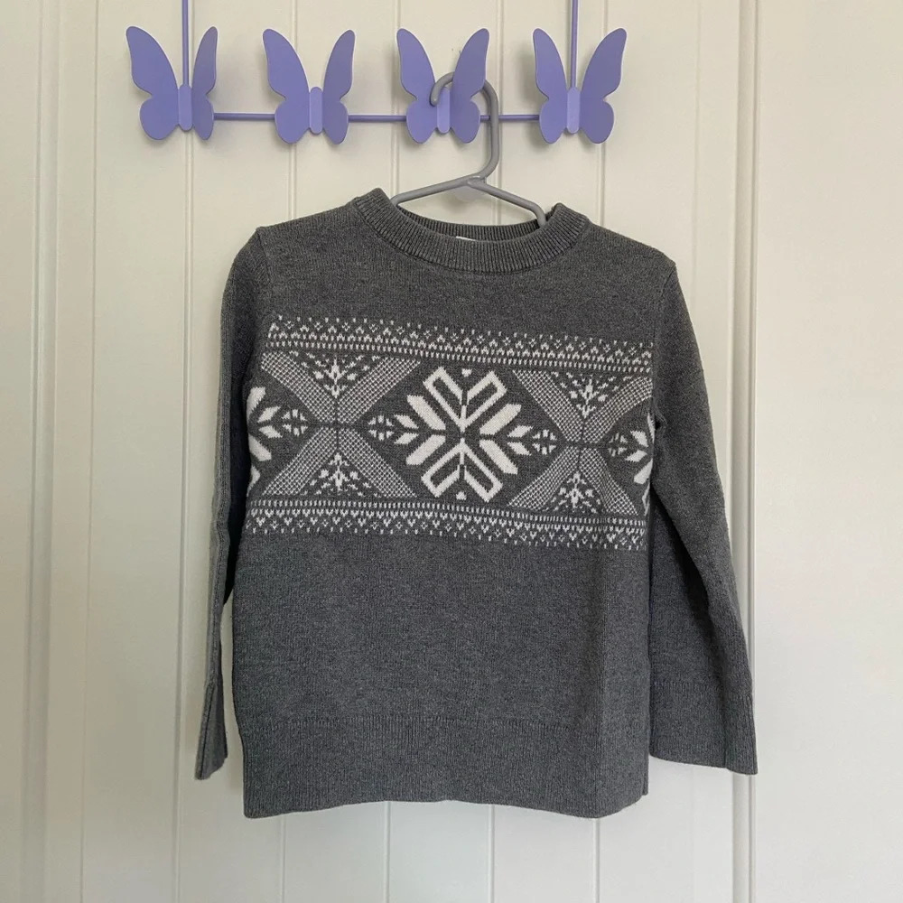 NWOT‎ | Baby GAP baby boy’s patterned knit sweater — size 4 years